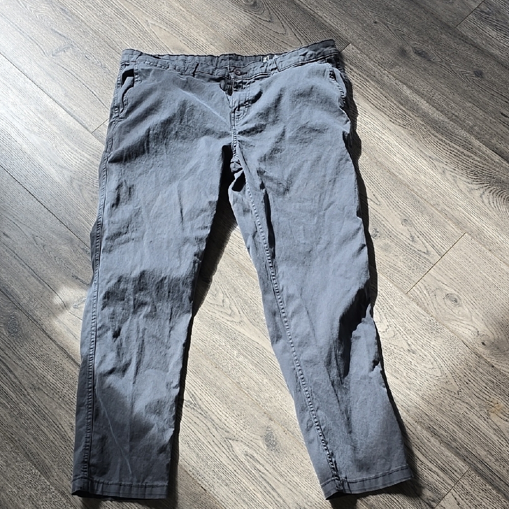 Men's Gray Pants Slim 38x40